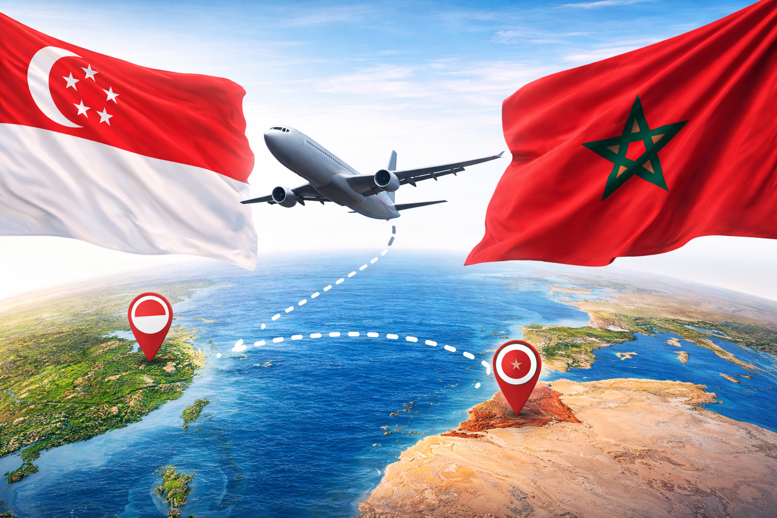Travel to Morocco from Singapore